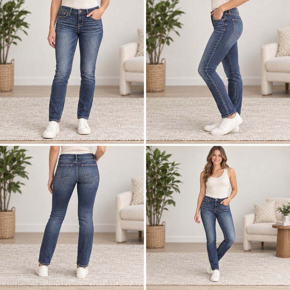 American Eagle Women’s Super Stretch Jeans Size 4 Blue Medium Wash